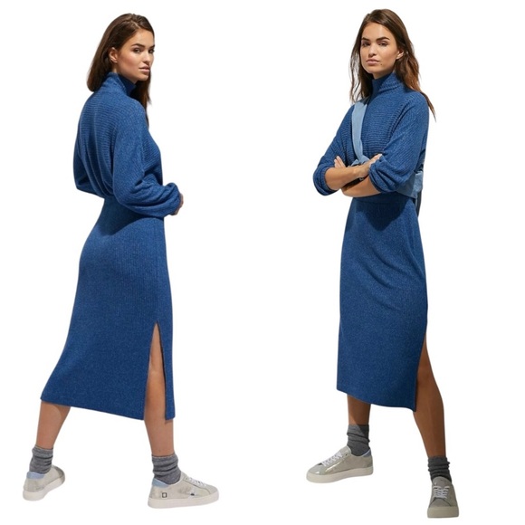 ANTHRO SATURDAY/SUNDAY | Mariah Ribbed Knit Maxi Dress Size M - Picture 13 of 13